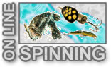 logo spinning on line